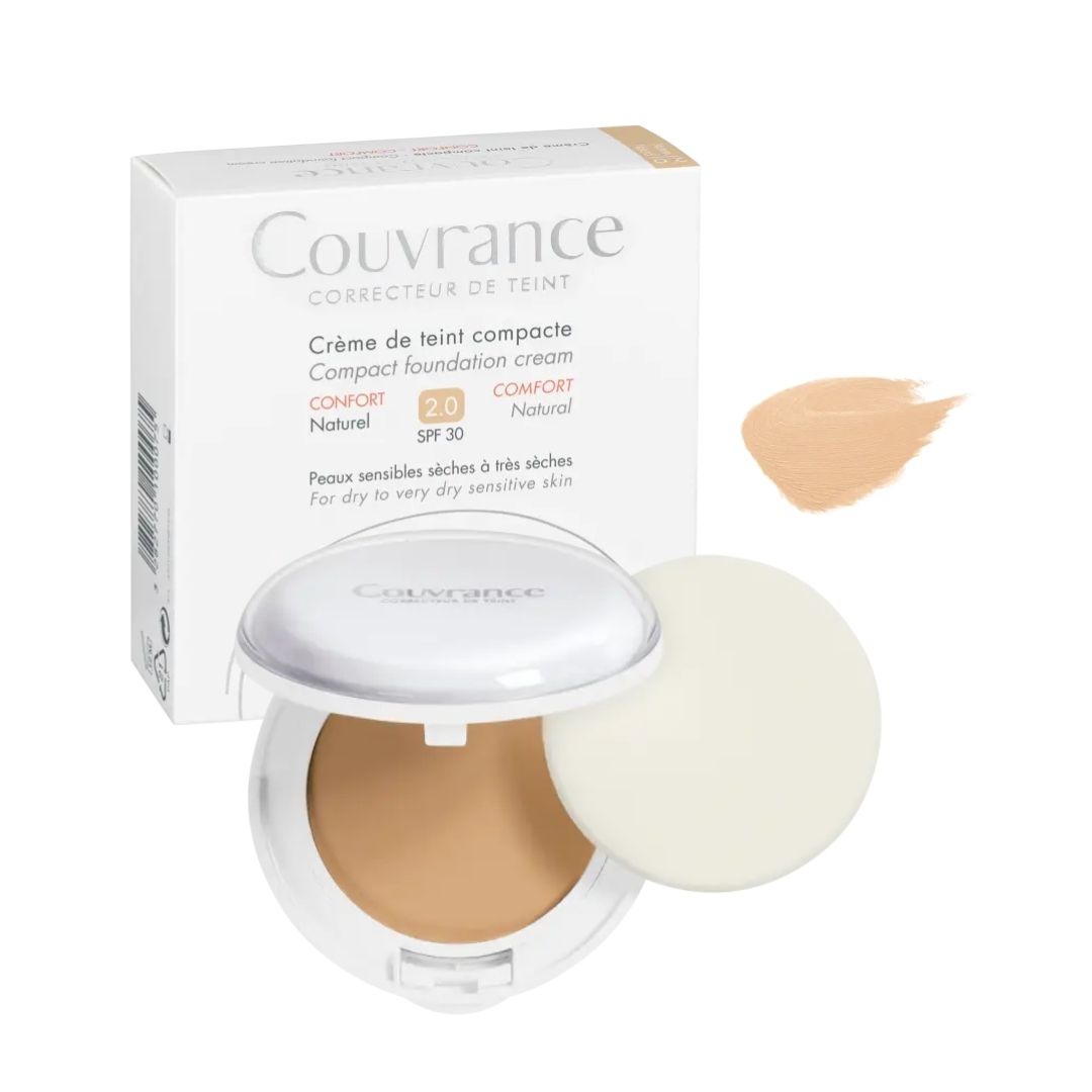 Avene Couvrance Crema Compatta Comfort Pelle Secca SPF30 2.0 Naturale