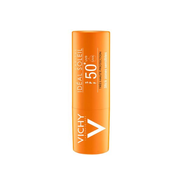 Vichy Ideal Soleil SPF50  Stick Solare Protettivo per Zone Sensibili 9 g