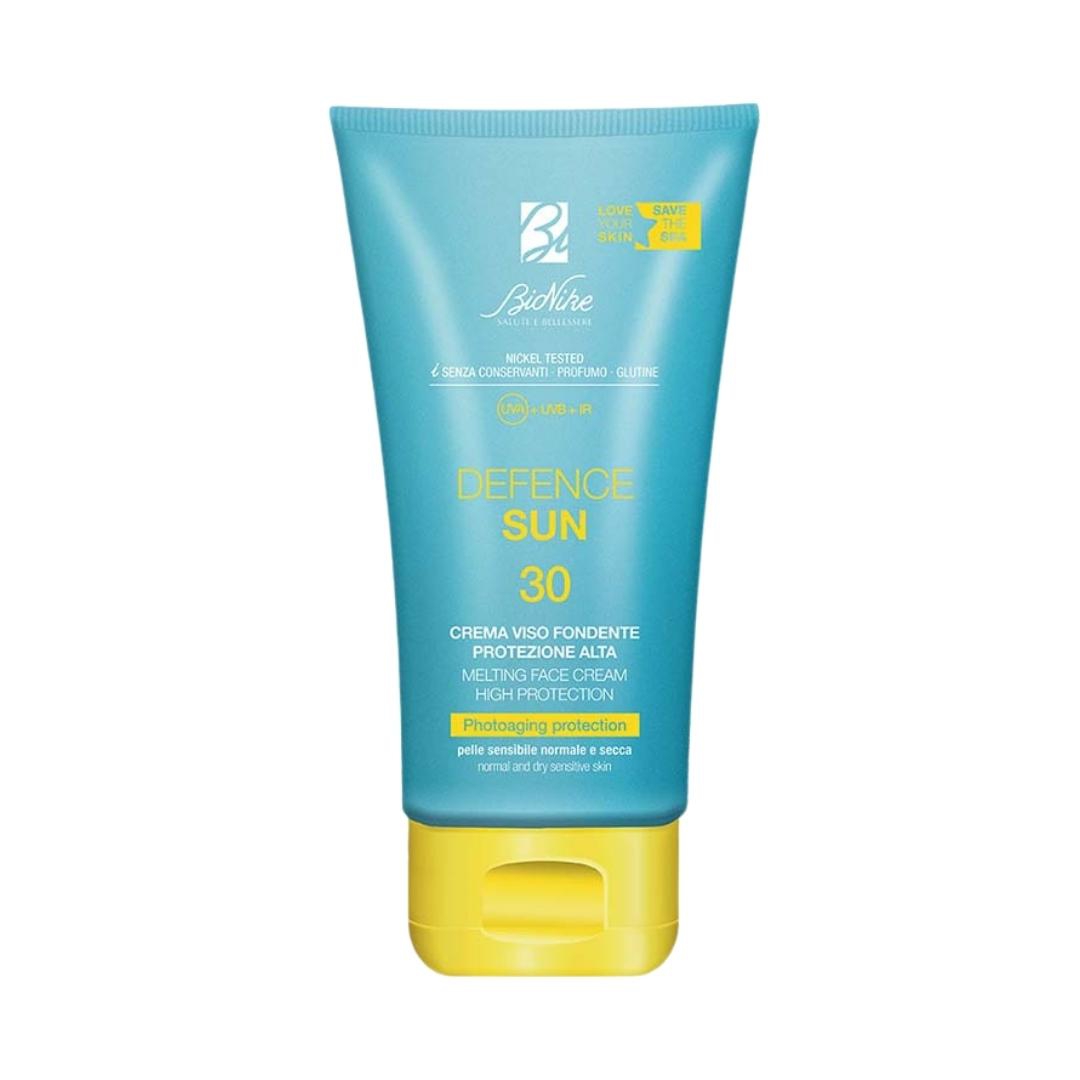 BioNike Defence Sun SPF30 Crema Viso Solare Fondente Protezione Alta 50 ml