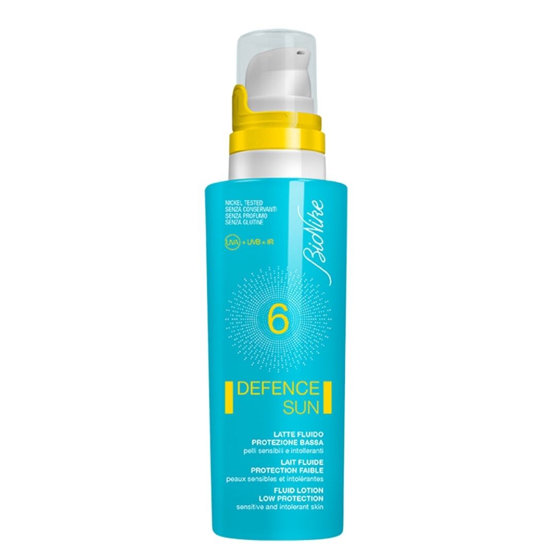 BioNike Defence Sun SPF6 Latte Fluido Protezione Bassa perPelli Sensibili 125 ml