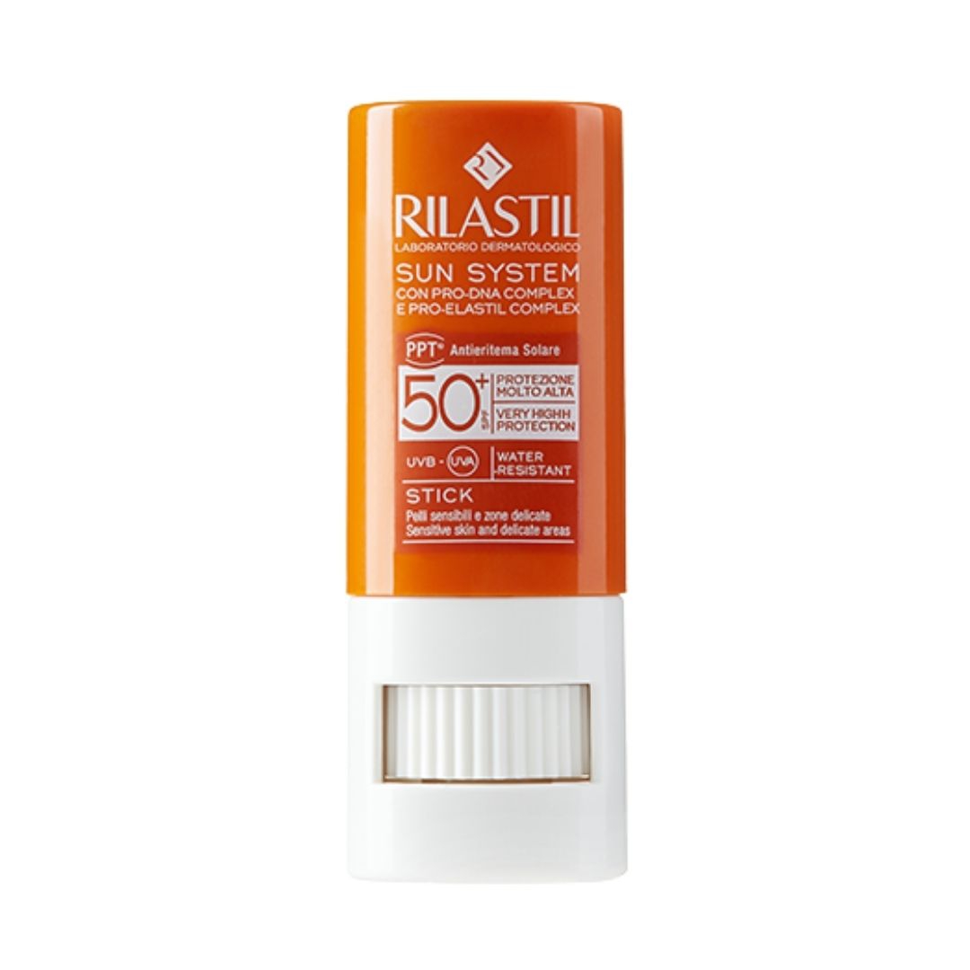 Rilastil Sun System SPF50+ Stick Solare Large Zone Sensibili Delicate 8,5 ml