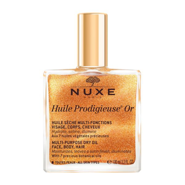 Nuxe Huile Prodigieuse OR Olio Secco Illuminante Viso Corpo Capelli 100 ml