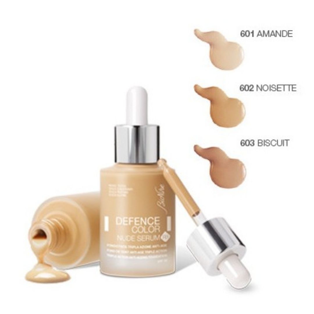 Bionike Defence Color Nude Serum R3 Fondotinta Liquido Viso 603 Biscuit