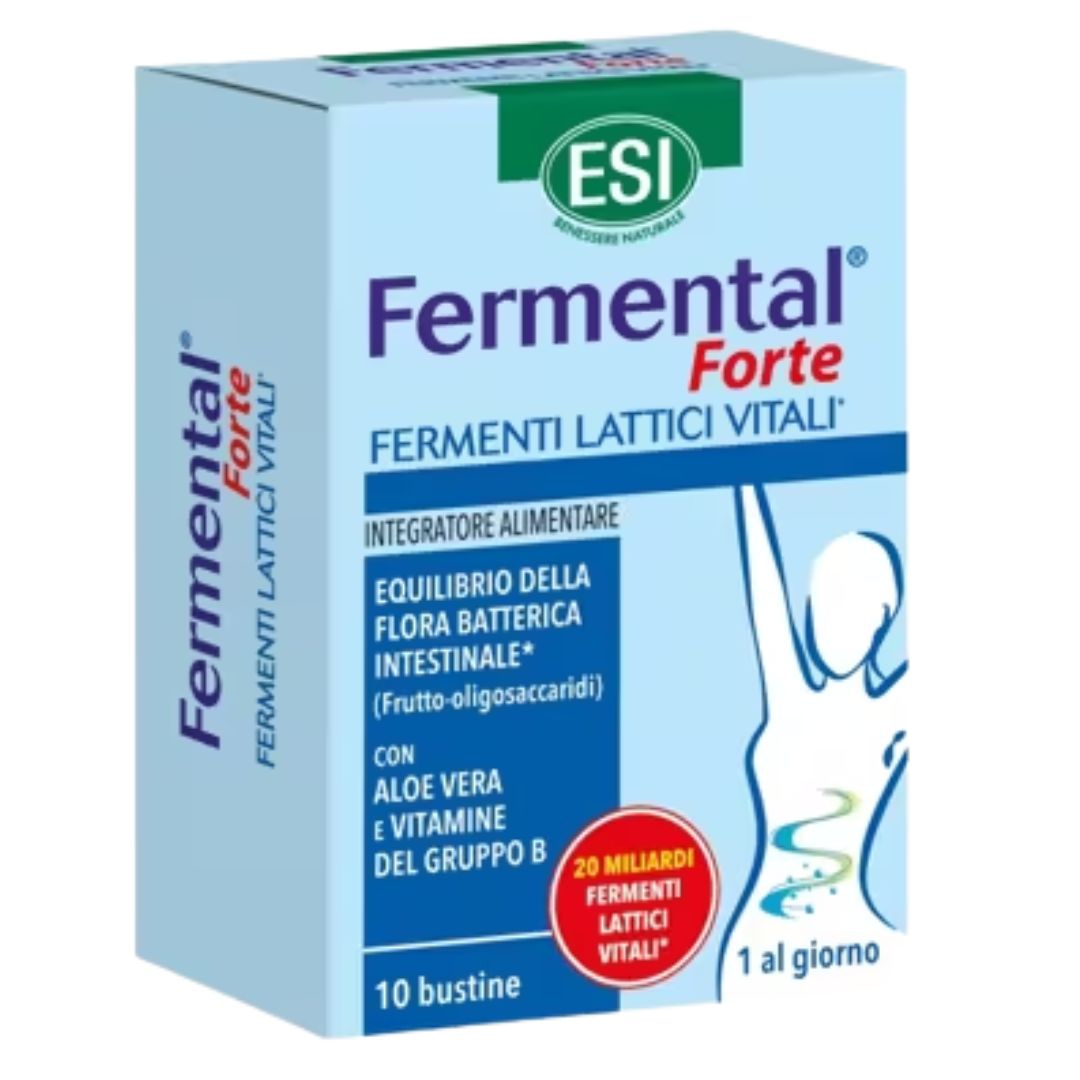 Esi Fermental Forte Integratore per l'Equilibrio della Flora Batterica 10Bustine