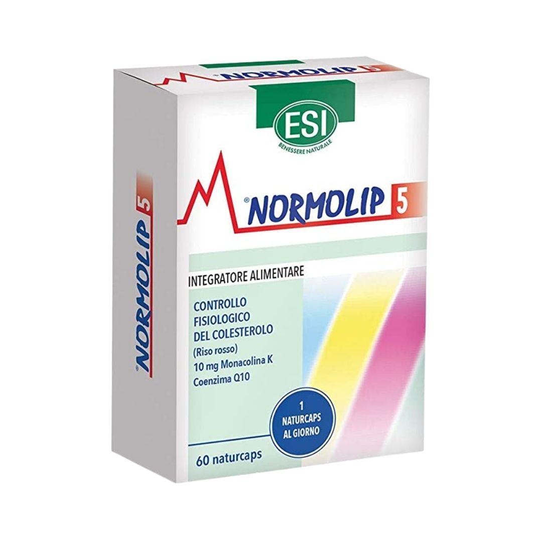 Esi Normolip 5 Integratore per il Controllo del Colesterolo 60 Naturcaps