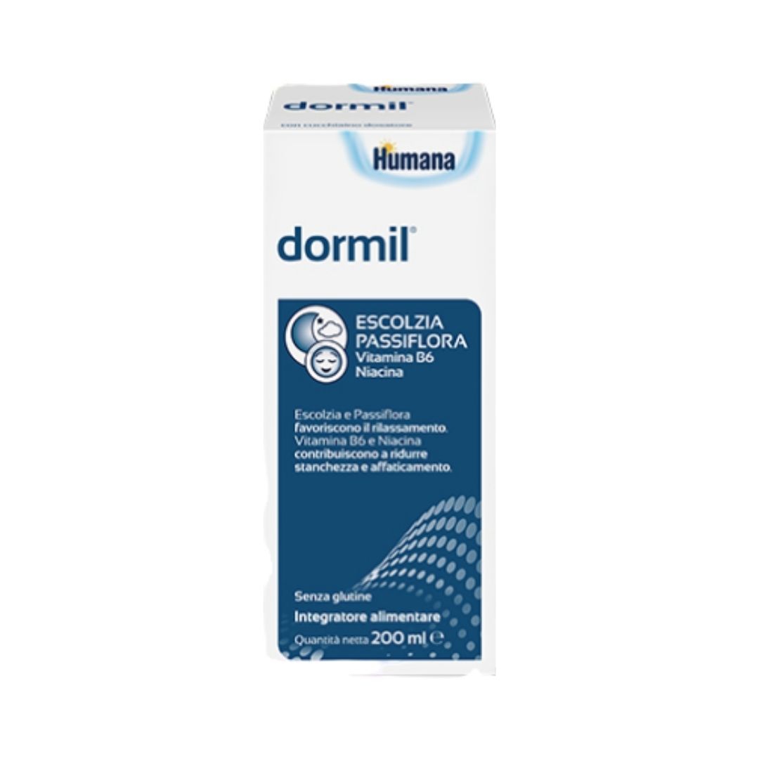 Humana Dormil Integratore Alimentare a Base di Escolzia e Passiflora 200 ml