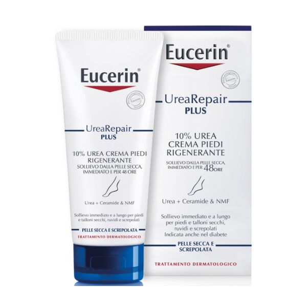 Eucerin UreaRepair 10% Plus Crema Rigenerante Piedi Pelle Secca 100 ml