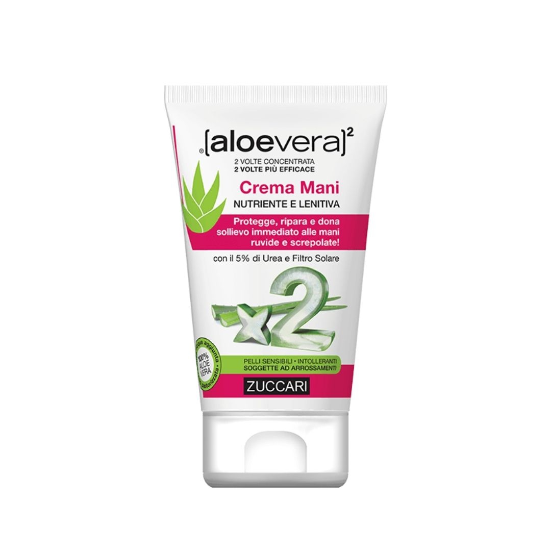 Zuccari Aloevera2 Crema Mani Rigenerante Nutriente e Lenitiva 50 ml