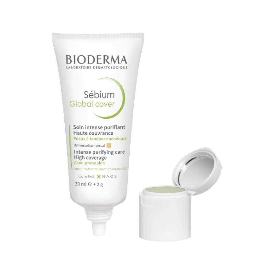 Bioderma Sebium Global Cover Purificante 30 ml   Tappo Stick Correttore 2g