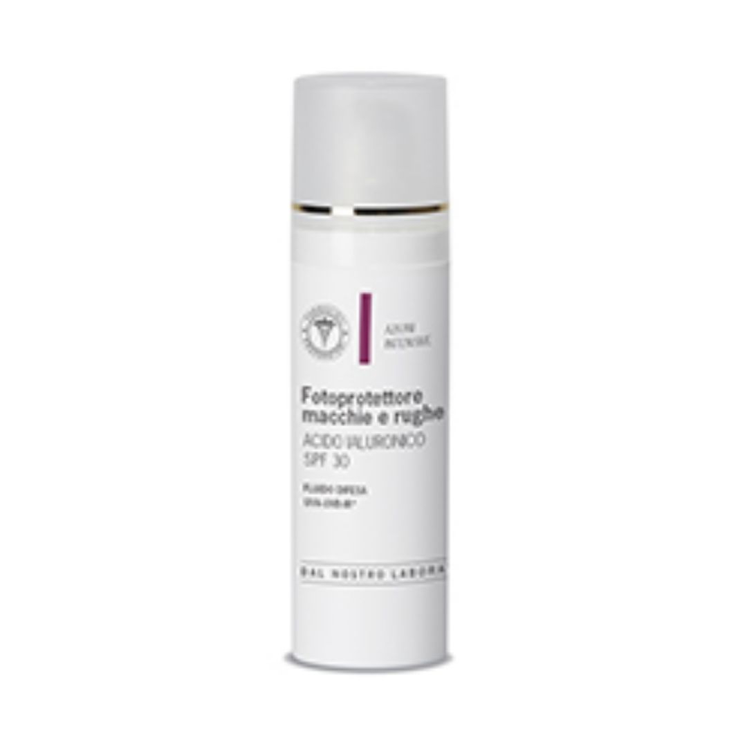 Unifarco Fotoprotettore Macchie e Rughe SPF30 Acido Ialuronico 30 ml