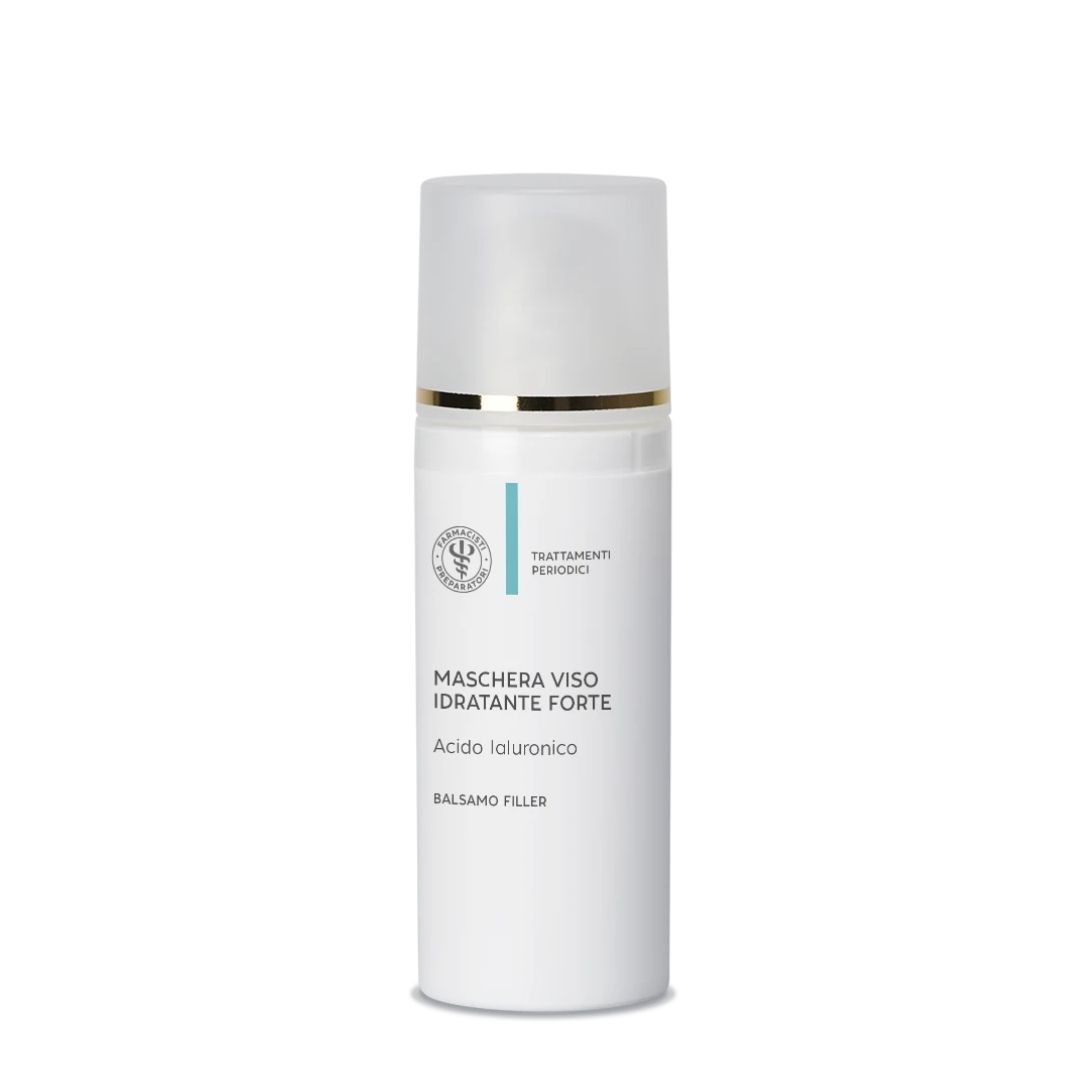 Unifarco Maschera Viso Idratante Forte con Acido Ialuronico Nutriente 50 ml