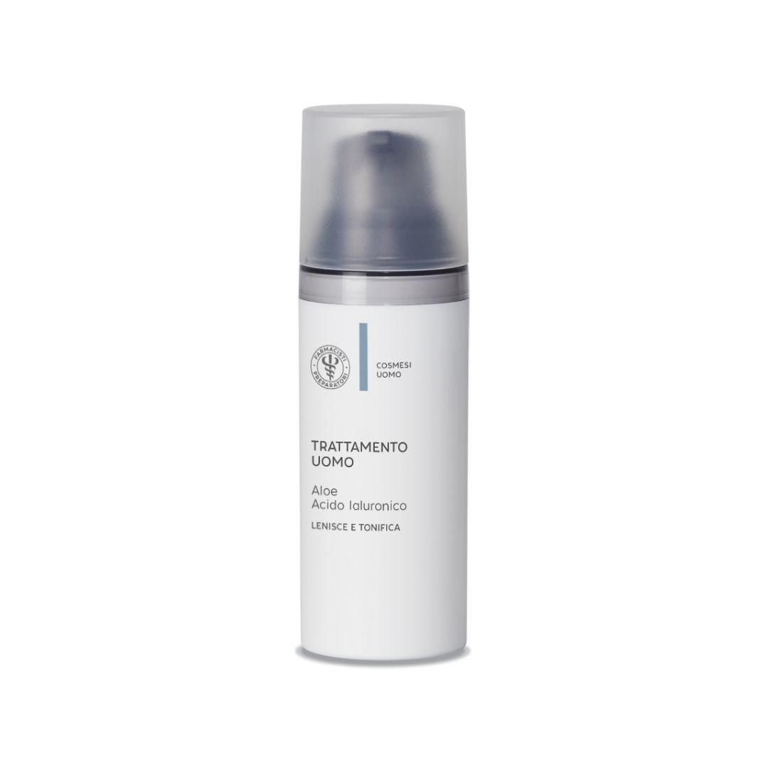 Unifarco Trattamento Viso Uomo con Acido Ialuronico Lenitivo e Anti-Et 50 ml