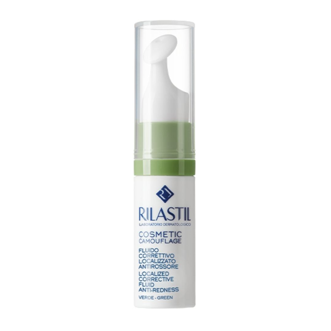 Rilastil Camouflage Fluido Correttivo Localizzato Antirossore Verde 5 ml