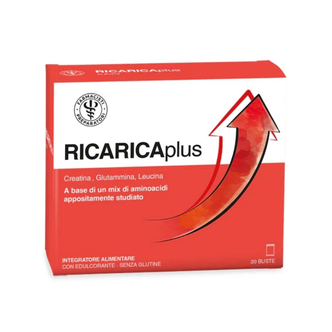Unifarco Ricarica Plus Integratore Alimentare per la Stanchezza 20 Bustine
