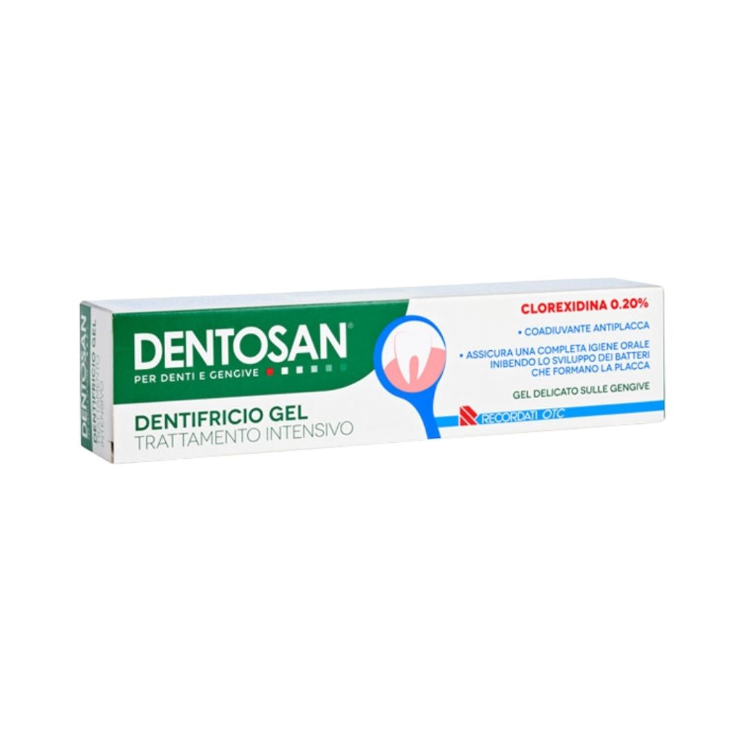 Dentosan Dentifricio Gel Trattamento Intensivo Clorexidina 0,2% Antiplacca 75 ml