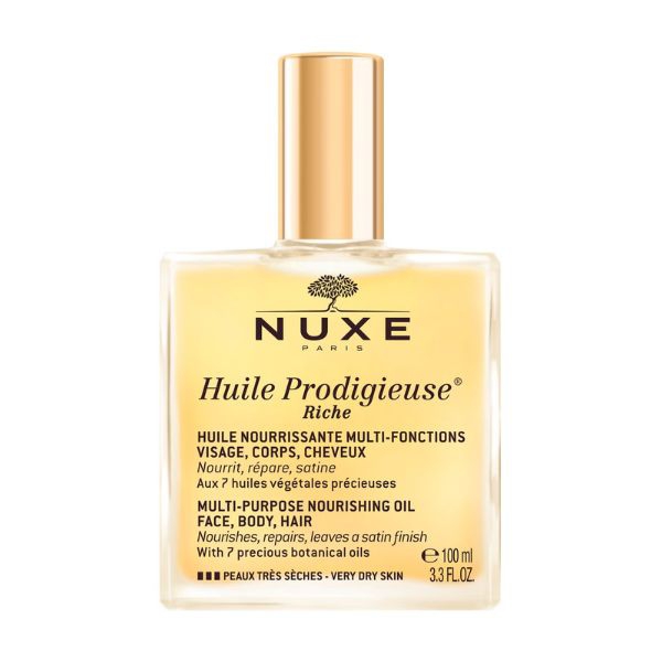 Nuxe Huile Prodigieuse Riche Olio Ricco Multifunzione Viso Corpo Capelli 100 ml