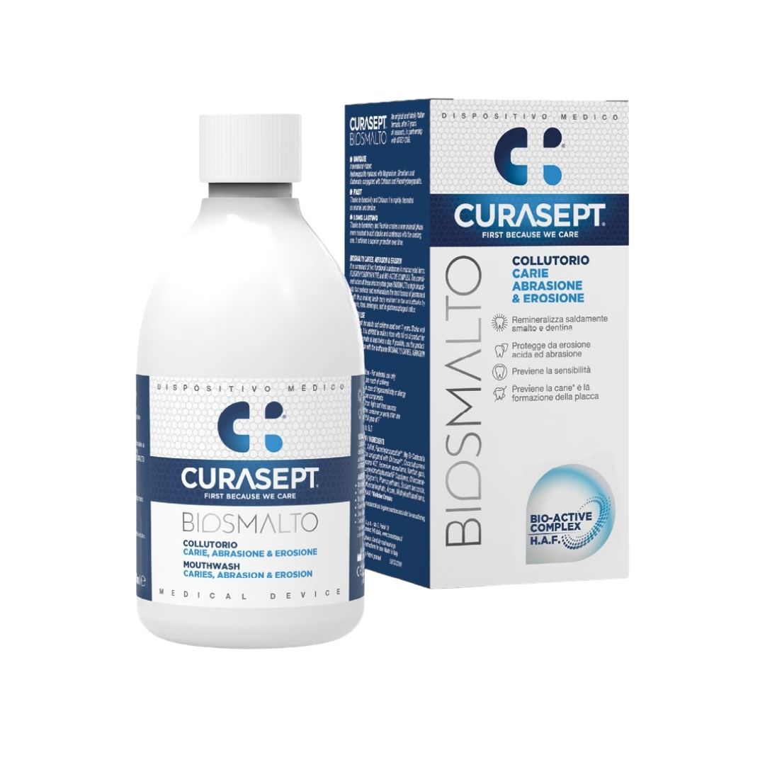 Curasept Biosmalto Collutorio Carie Abrasione ed Erosione 300ml