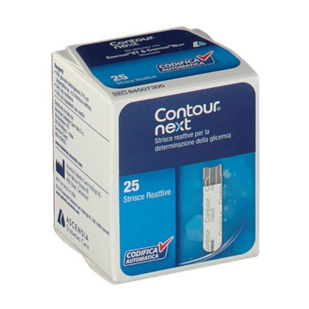 Contour Next Strisce Reattive per la Determinazione della Glicemia 25 Strisce