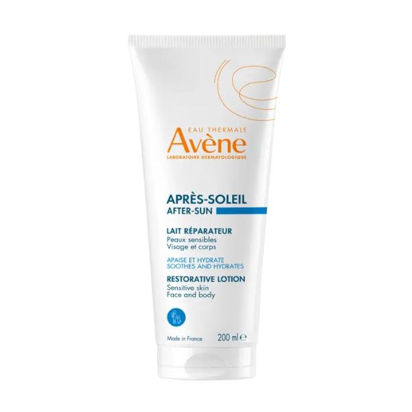 Avene Latte Ristrutturante Doposole Lenitivo Idratante per Pelli Sensibil 200 ml