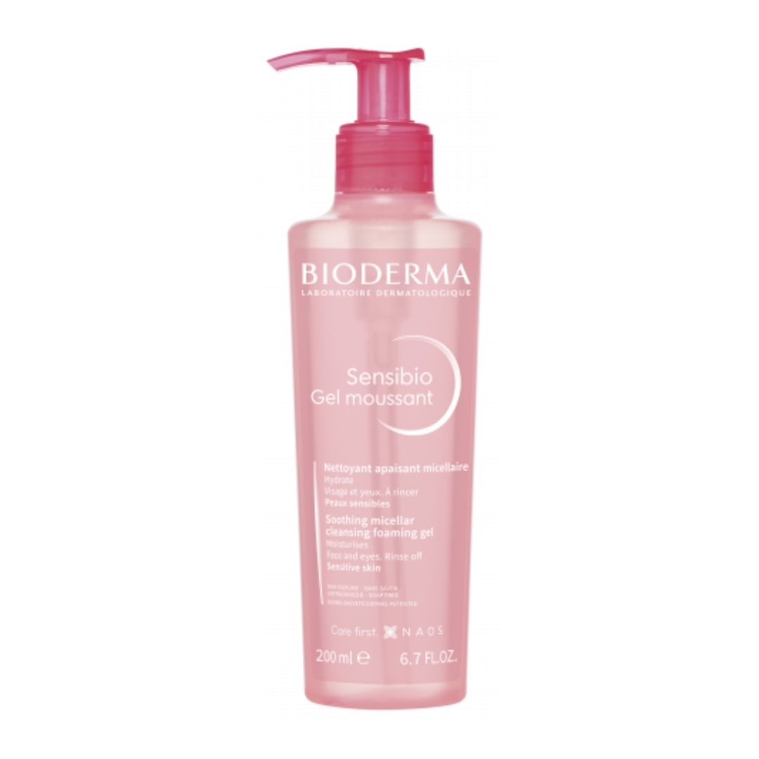 Bioderma Sensibio Gel Moussant Detergente Micellare Lenitivo Viso e Occhi 200 ml