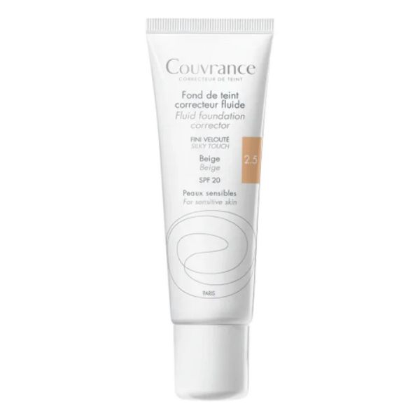 Avene Couvrance Fondotinta Correttore Fluido SPF 20 Colore 2.5 Beige