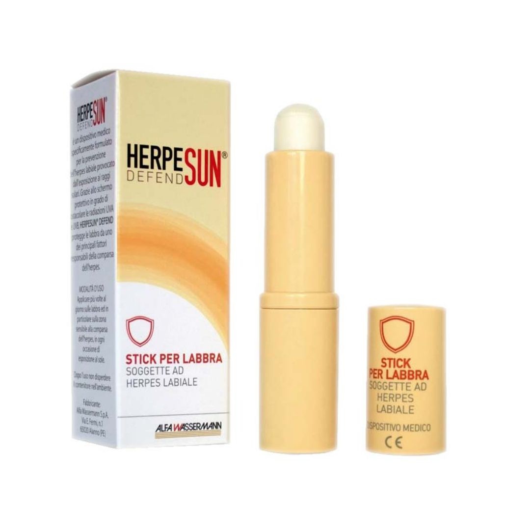 Herpesun Herpes Labiale Defend Stick Labbra Trattamento Protettivo 5 ml