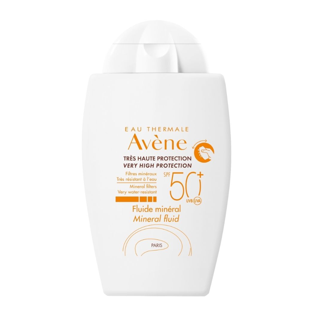 Avene Eau Thermale Fluido Minerale Protezione Molto Alta SPF50+ Viso 40 ml