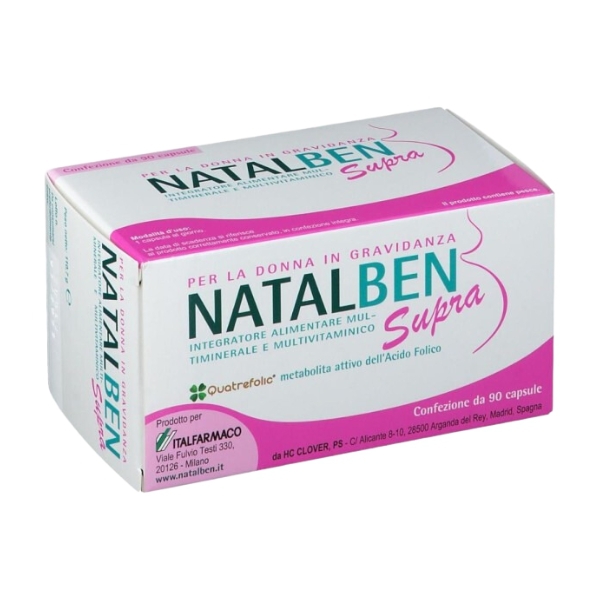 Natalben Supra Integratore Per la Donna Che Sta Per Diventare Mamma 90 Capsule