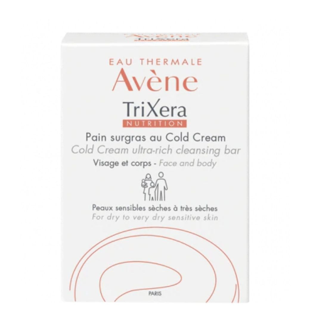 Avene Trixera Nutrition Sapone Cold Cream per Pelli Sensibili e Secche 100 g