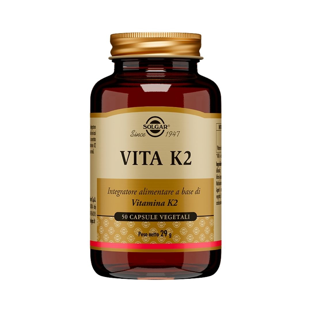 Solgar Vita K2 Integratore per le Ossa 50 Capsule