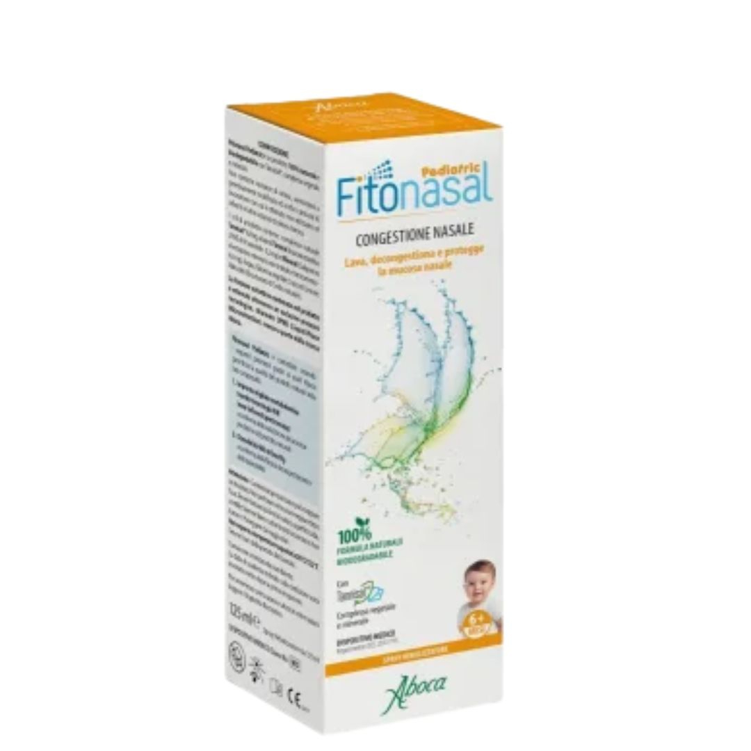 Aboca Fitonasal Pediatric Nebulizzatore Spray ad Azione Decongestionante 125 ml