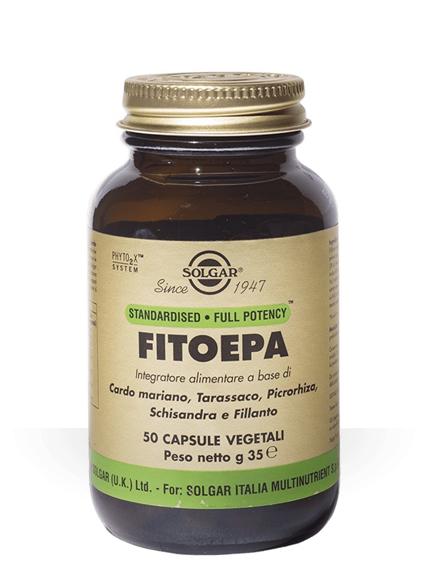Solgar Linea Apparato Digerente Fitoepa Integratore Alimentare 50 Capsule