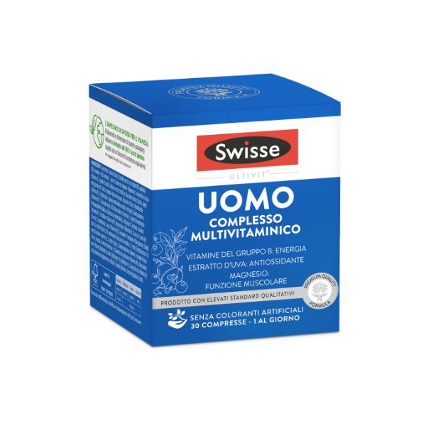 Swisse Uomo Complesso Multivitaminico Integratore Alimentare 30 compresse