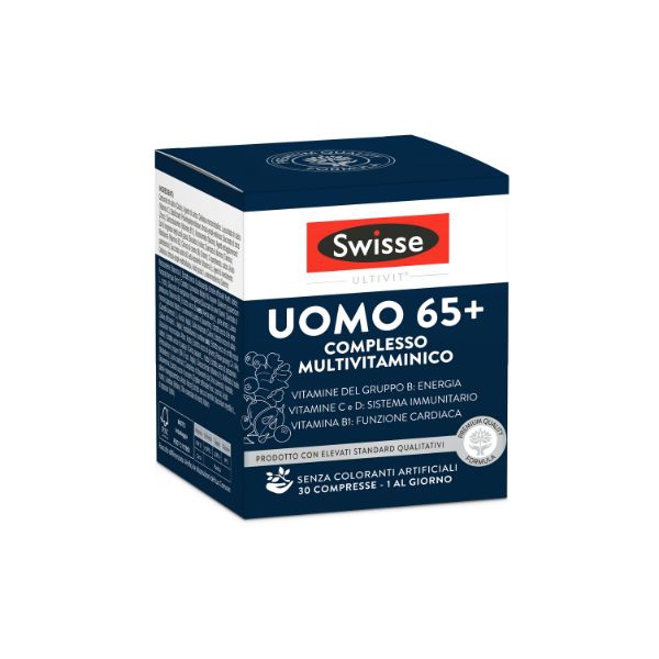 Swisse Uomo 65  Complesso Multivitaminico Integratore Alimentare 30 compresse