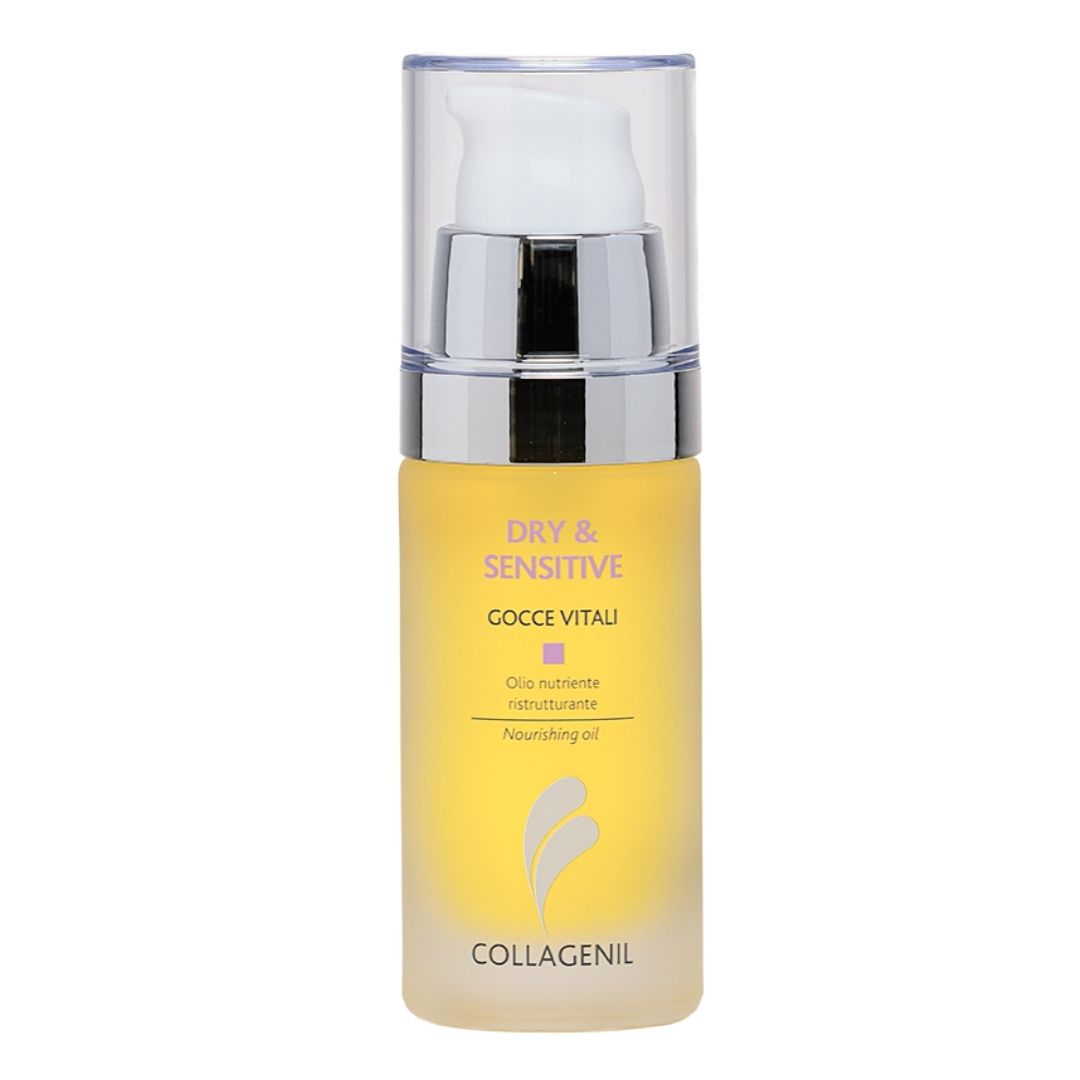 Collagenil Dry&Sensitive Gocce Vitali Trattamento Nutriente Ristrutturante 30 ml