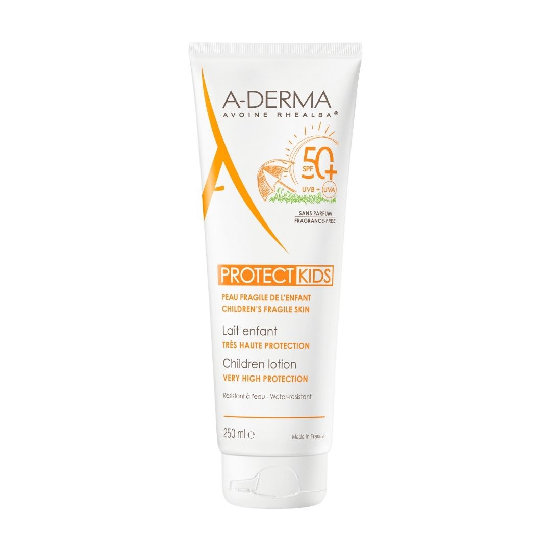 A-Derma Protect Kids SPF50+ Protezione Molto Alta Latte Solare Bambini 250 ml