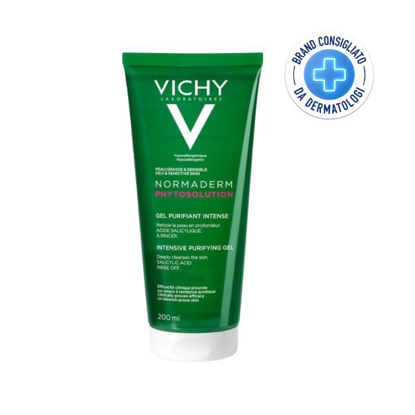 Vichy Normaderm Phytosolution Gel Detergente Purificante Viso Antisebo 200 ml