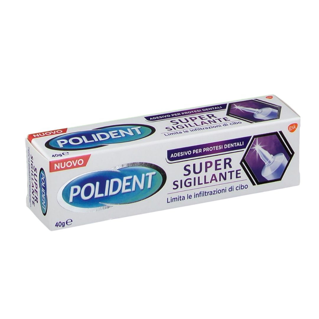 Polident Super Sigillante Crema Adesiva Protesi Dentali Protezione Gengive 40 g