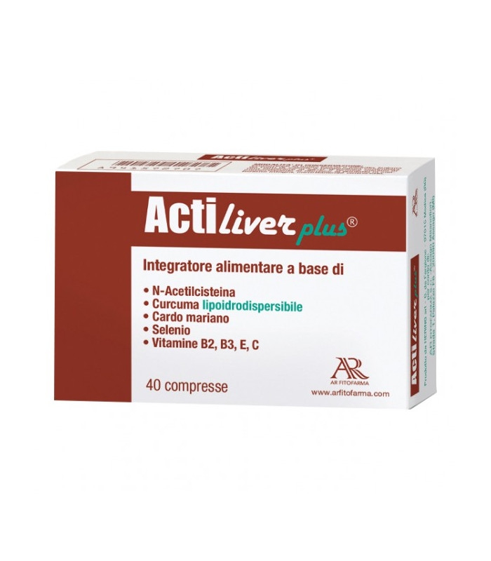Uriach Linea Stomaco Sano Actiliver Plus Integratore Alimentare 40 Compresse