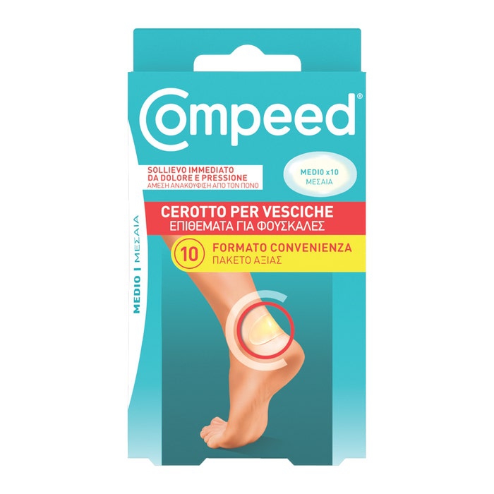 Compeed Cerotti per Vesciche Formato Convenienza da 10 Cerotti