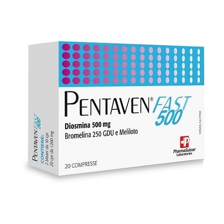 Pentaven Fast 500 Integratore Benessere della Circolazione 20 Compresse