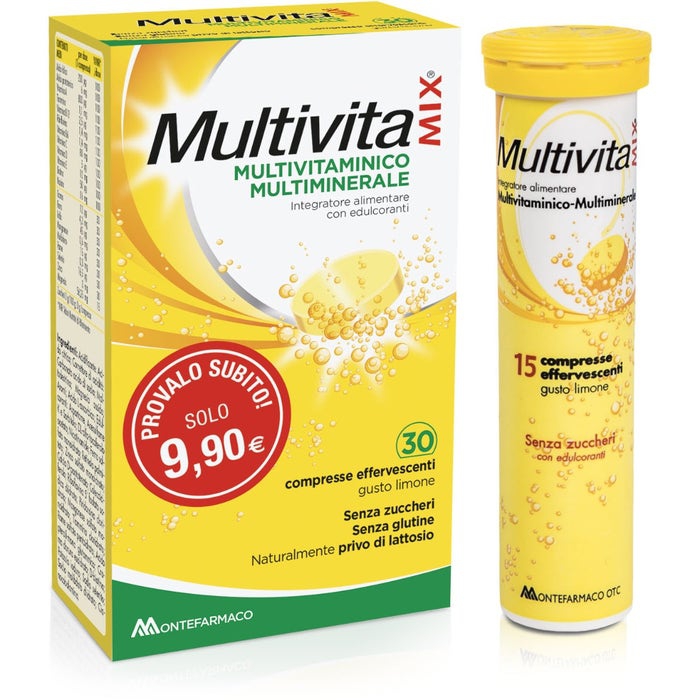 Multivitamix Integratore 30 Compresse Effervescenti