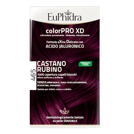 Euphidra ColorPRO XD Tintura Extra Delicata Colore Castano Rubino 465