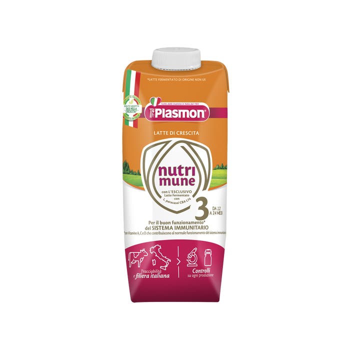 Plasmon Latti Di Crescita Nutrimune Stage 3 Liquido 2x500 ml