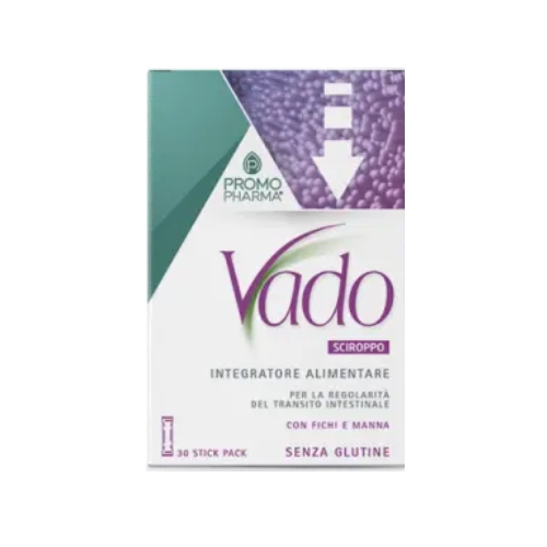 Vado Sciroppo Integratore Per L'Intestino 30 Stick