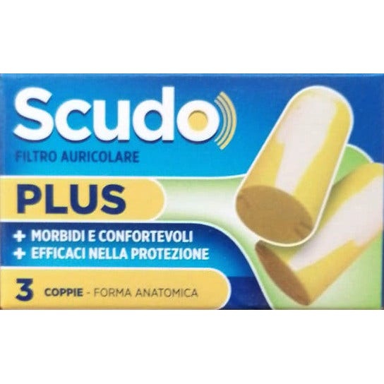 Earplug Scudo Plus Tappi Auricolari 12 Pezzi