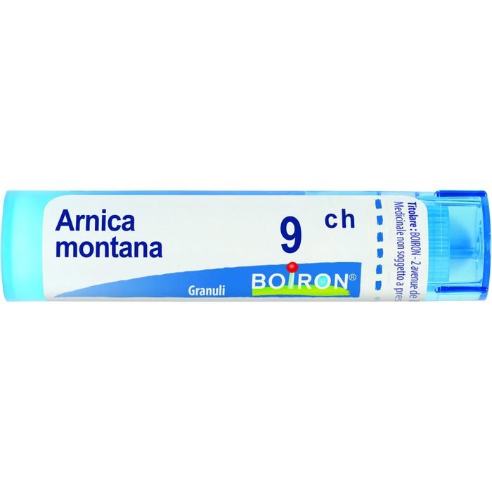 Boiron Arnica Montana 9CH eegrave; un medicinale omeopatico ideale in caso di traumi e contusioni. Il suo utilizzo allevia i dolori muscolari e articolari.