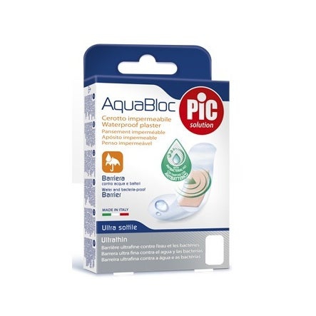 Pic Aquabloc Cerotti Antibatterici Impermeabili 10 x 8 cm 5 Pezzi