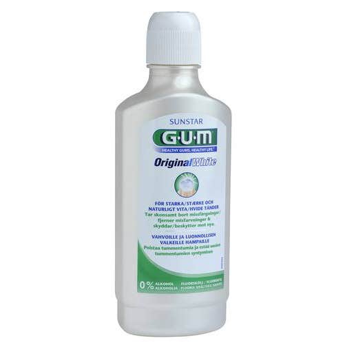 Gum Original White Collutorio Sbiancante Denti Bianchi 500 ml