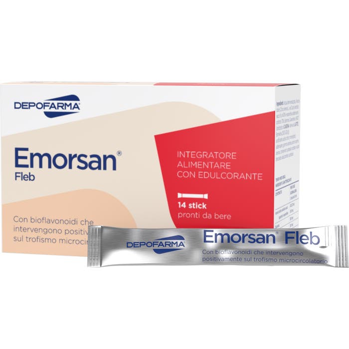 Emorsan Fleb Integratore Alimentare 14 Stick Pack da 15 ml